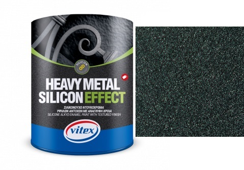 Vitex Heavy Metal Silicon Effect  - štrukturálna kováčska farba  762 Forest  2,25L